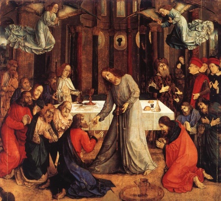 Joos van Wassenhove, Ustanowienie Eucharystii, 1473–75 Ustanowienie Eucharystii
